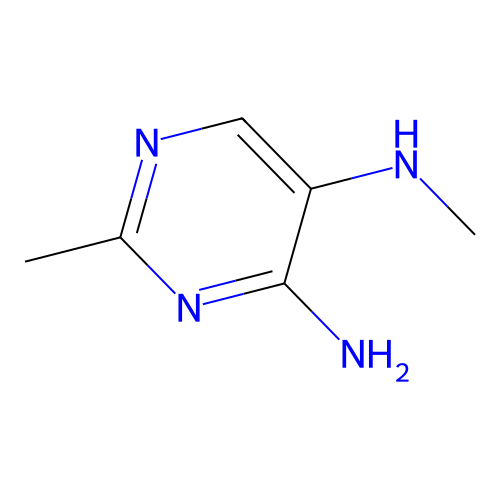 N5,2-Dimethylpyrimidine-4,5-diamine structure
