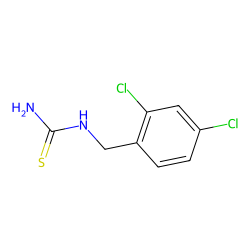 2,4-Dichlorobenzylisothiourea structure