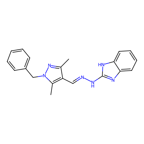 C20H20N6 structure