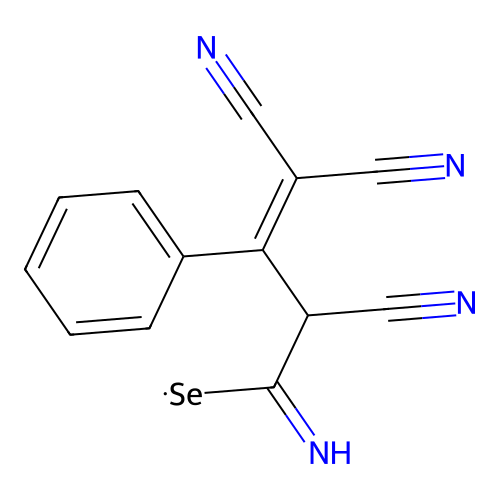 C13H8N4Se structure