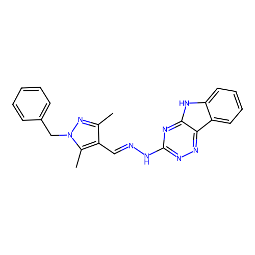 C22H20N8 structure