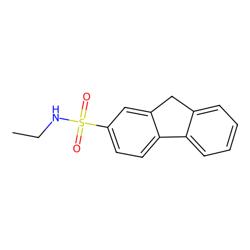 N-ethyl-9H-fluorene-2-sulfonamide structure