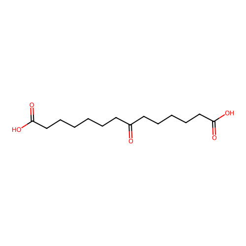 6-Oxo-1,12-dodecanedicarboxylic acid structure