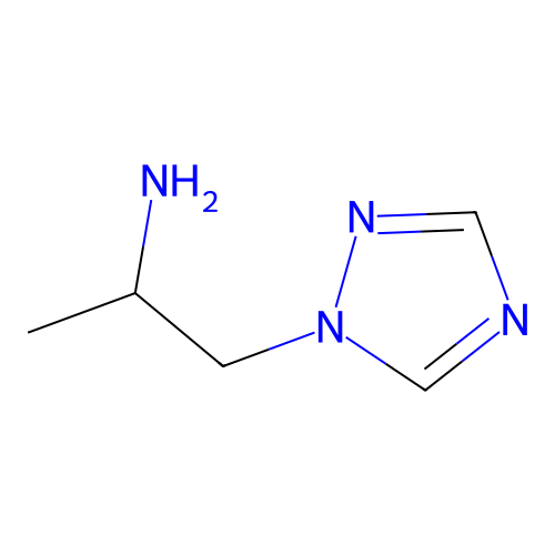 1-(1H-1,2,4-triazol-1-yl)propan-2-amine structure