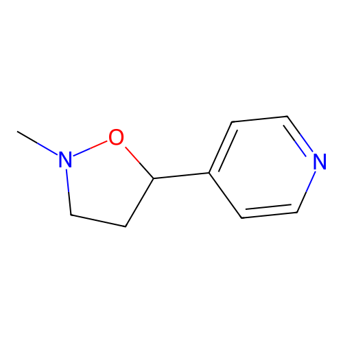 2-Methyl-5-pyridin-4-yl-1,2-oxazolidine structure