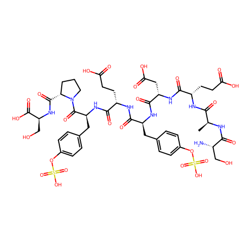cholecystokinin C-terminal flanking peptide structure