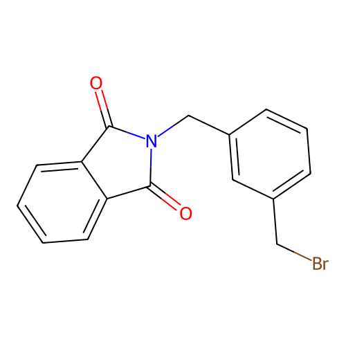 N-(3-bromomethylbenzyl)phthalimide structure