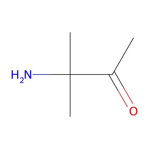 3-Amino-3-methylbutan-2-one structure