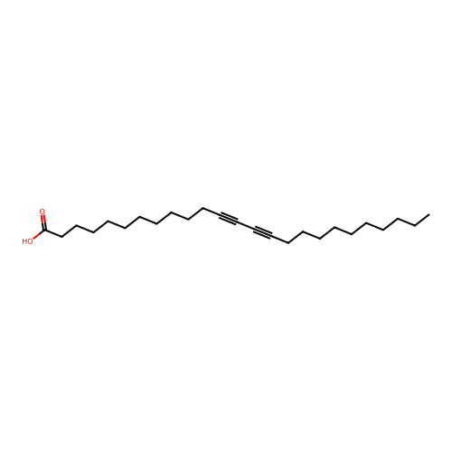 12,14-Pentacosadiynoic acid structure