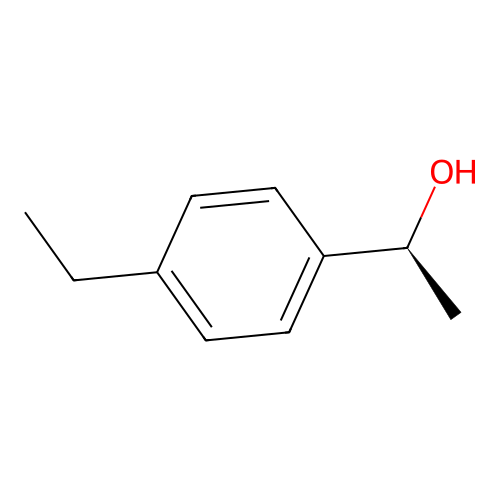 (1S)-1-(4-ethylphenyl)ethan-1-ol structure