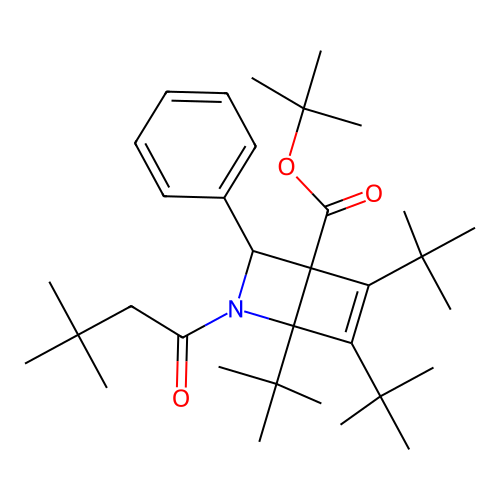 [Co(CNCMe3)3(triphenylphosphine)2](ClO4) structure