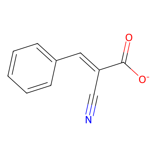 2-Cyano-3-phenyl-2-propenoate structure