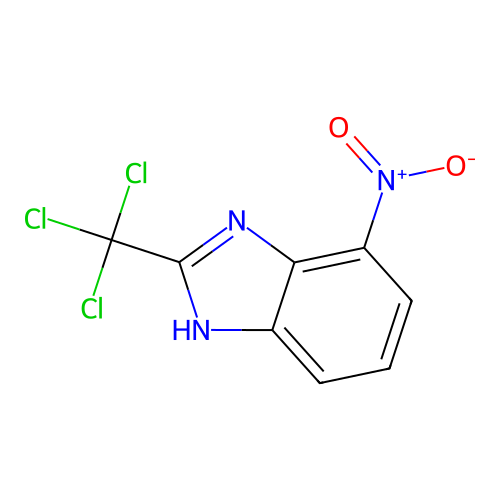 1H-Benzimidazole, 4-nitro-2-(trichloromethyl)- structure