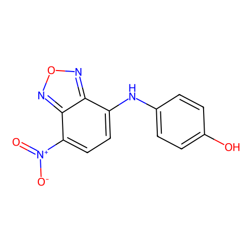 4-[(7-Nitro-2,1,3-benzoxadiazol-4-yl)amino]phenol structure