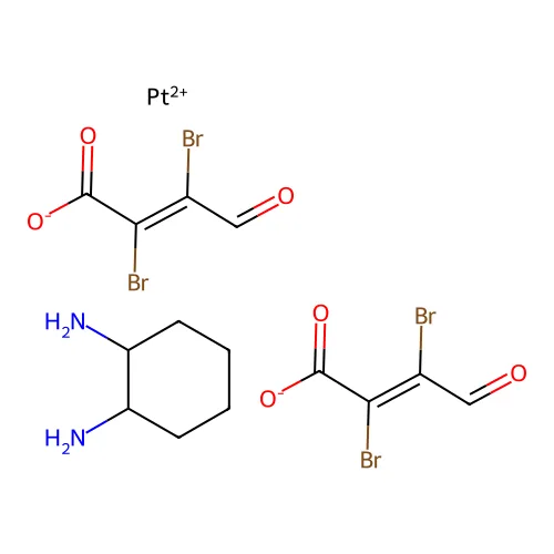 顺式-Pt(Ⅱ)(DDH)双(粘溴酸) structure