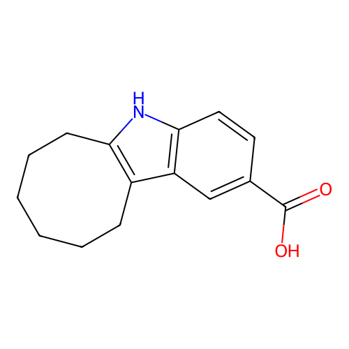6,7,8,9,10,11-hexahydro-5H-cycloocta[b]indole-2-carboxylic acid structure