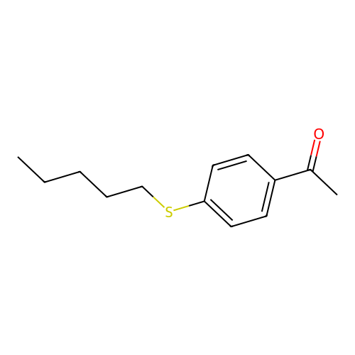 1-[4-(Pentylsulfanyl)phenyl]ethanone structure
