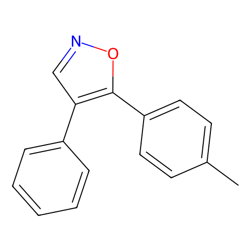 5-(4-Methylphenyl)-4-phenylisoxazole structure