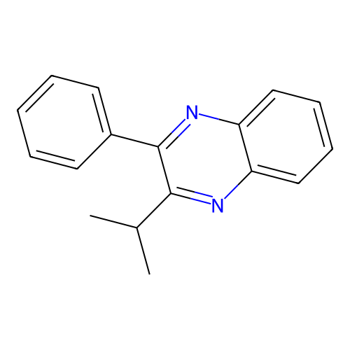 2-Isopropyl-3-phenylquinoxaline structure