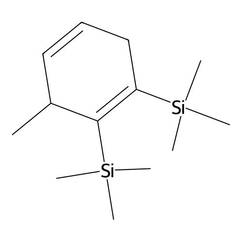 1,2-Bis(trimethylsilyl)-3-methylcyclohexa-1,4-diene structure