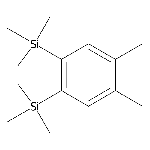 1,2-Dimethyl-4,5-bis(trimethylsilyl)benzene structure