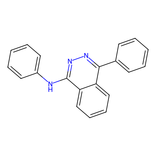 N,4-diphenylphthalazin-1-amine structure
