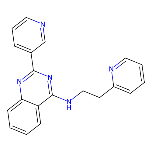 N-[2-(Pyridin-2-YL)ethyl]-2-(pyridin-3-YL)quinazolin-4-amine structure