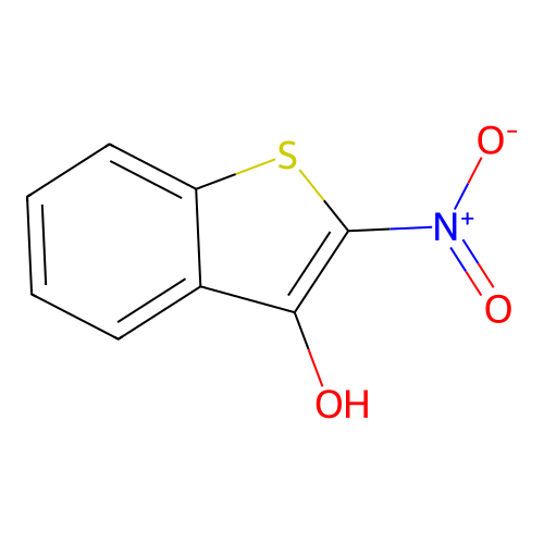 2-Nitro-1-benzothiophen-3-ol structure