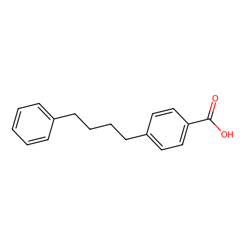 4-(4-Phenylbutyl)benzoic acid structure