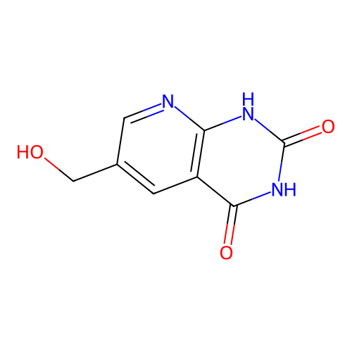 6-(hydroxymethyl)-1H-pyrido[2,3-d]pyrimidine-2,4-dione structure