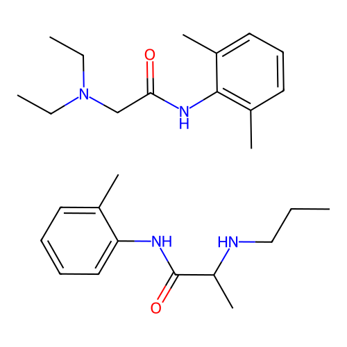 Lidocaine, Prilocaine Drug Combination structure