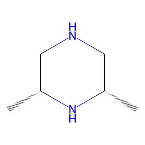 rel-(2R,6S)-2,6-dimethylpiperazine structure