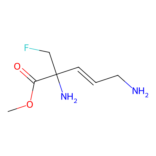 2-(Fluoromethyl)dehydroornithine methyl ester structure