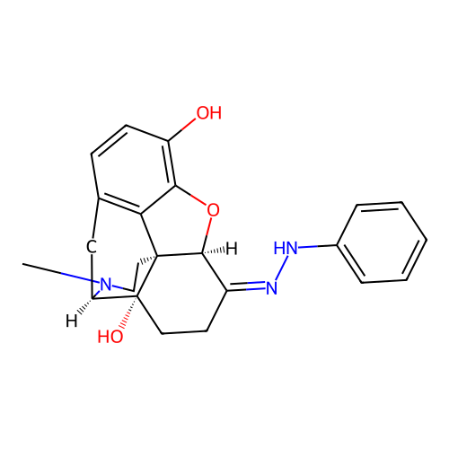 Oxymorphone phenylhydrazone structure