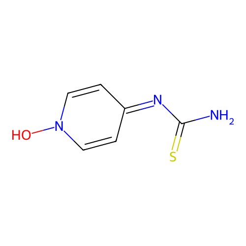 (1-Hydroxy-4-pyridinylidene)thiourea structure