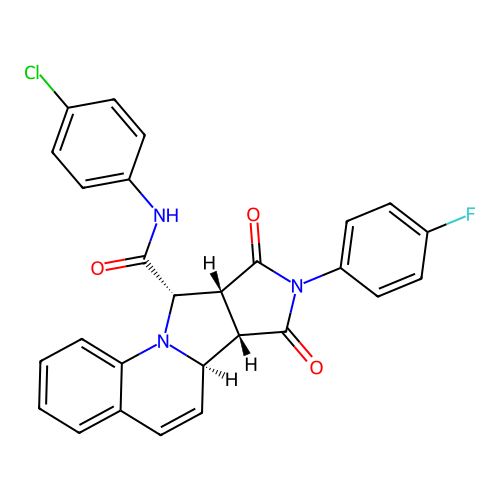 C27H19ClFN3O3 structure