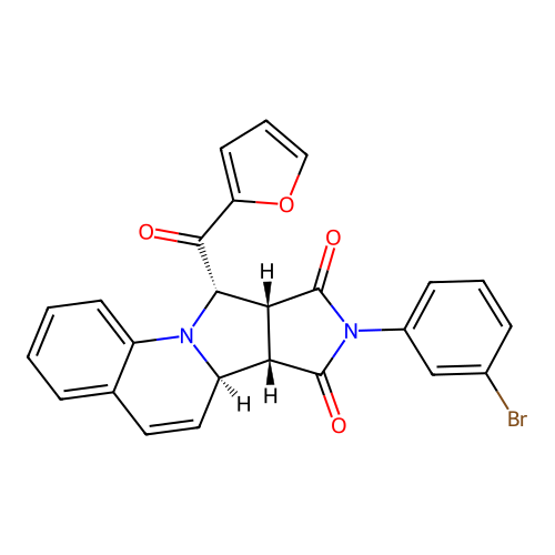 C25H17BrN2O4 structure