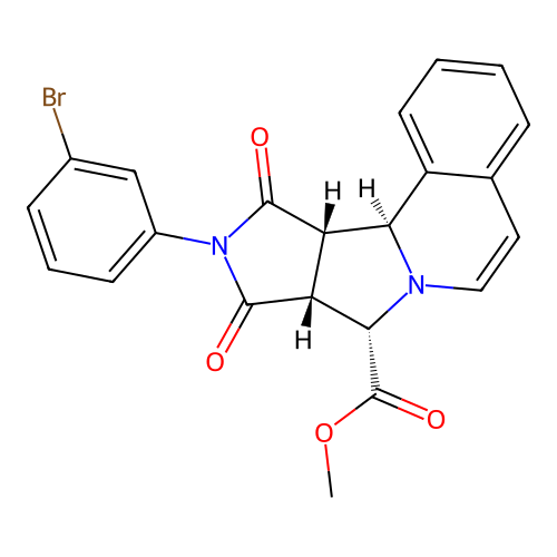 C22H17BrN2O4 structure