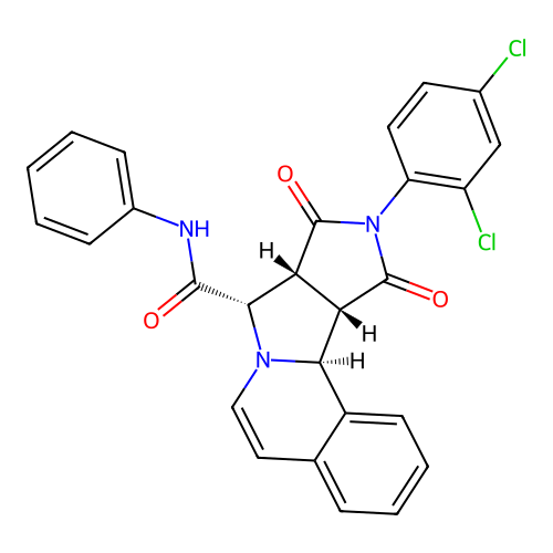 C27H19Cl2N3O3 structure