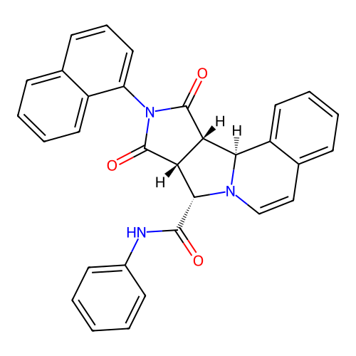 C31H23N3O3 structure