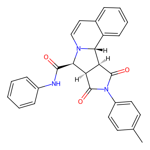 C28H23N3O3 structure
