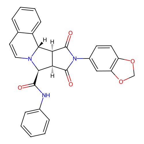C28H21N3O5 structure