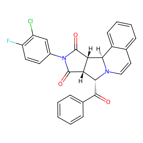 C27H18ClFN2O3 structure