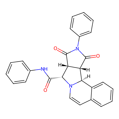 C27H21N3O3 structure