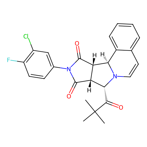 C25H22ClFN2O3 structure