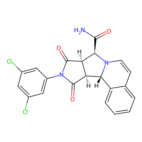 C21H15Cl2N3O3 structure