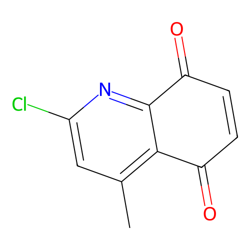 5,8-Quinolinedione, 2-chloro-4-methyl- structure