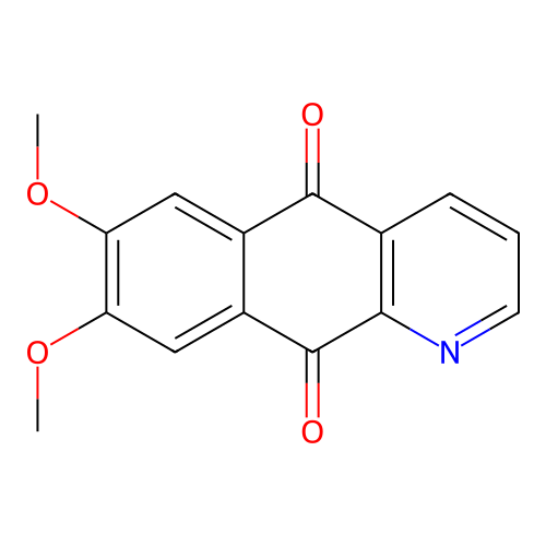 7,8-Dimethoxybenzo[g]quinoline-5,10-dione structure