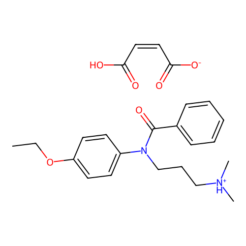 p-Benzophenetidide, N-(3-(dimethylamino)propyl)-, maleate structure