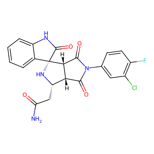 C21H16ClFN4O4 structure